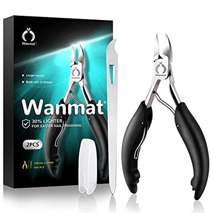 Professional Toenail Clipper for Ingrown & Thick Nails – Stainless Steel, Seniors & Diabetics