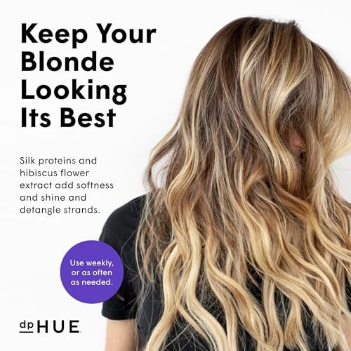 dpHUE Cool Blonde Conditioner - Purple Pigments Neutralize Brass, 6.5 oz - Color Safe, Sulfate Free, Leaping Bunny Certified - görsel 10