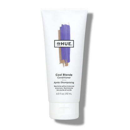dpHUE Cool Blonde Conditioner - Purple Pigments Neutralize Brass, 6.5 oz - Color Safe, Sulfate Free, Leaping Bunny Certified