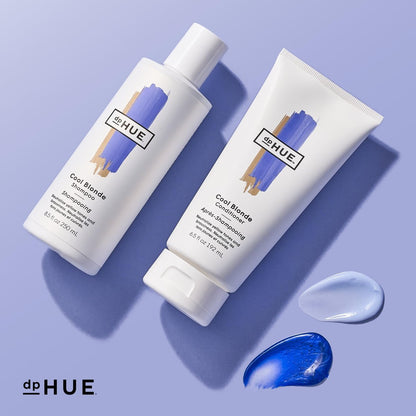 dpHUE Cool Blonde Conditioner - Purple Pigments Neutralize Brass, 6.5 oz - Color Safe, Sulfate Free, Leaping Bunny Certified