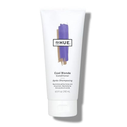 dpHUE Cool Blonde Conditioner - Purple Pigments Neutralize Brass, 6.5 oz - Color Safe, Sulfate Free, Leaping Bunny Certified