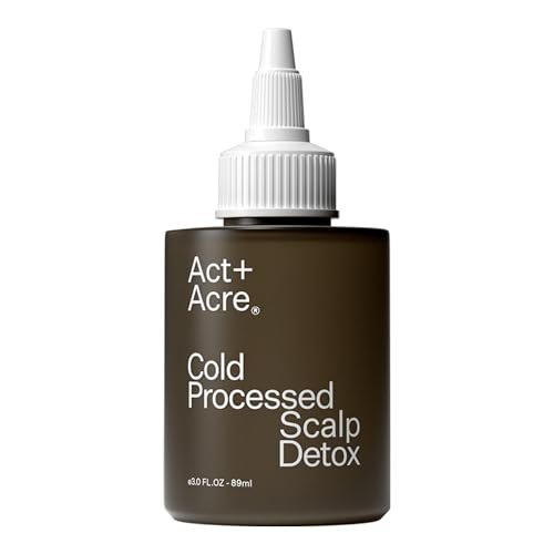 ACT+ ACRE Cold Processed Scalp Detox Oil – Sulfate-Free Care for Flaky, Dry & Itchy Scalp – Promotes Thicker, Fuller-Looking Hair Avelisse