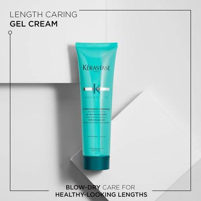 KERASTASE Resistance Extentioniste Thermique Heat Protecting Leave-In Cream - Strengthens Hair, Prevents Damage, Seals Split Ends - 5.1 Fl Oz Avelisse