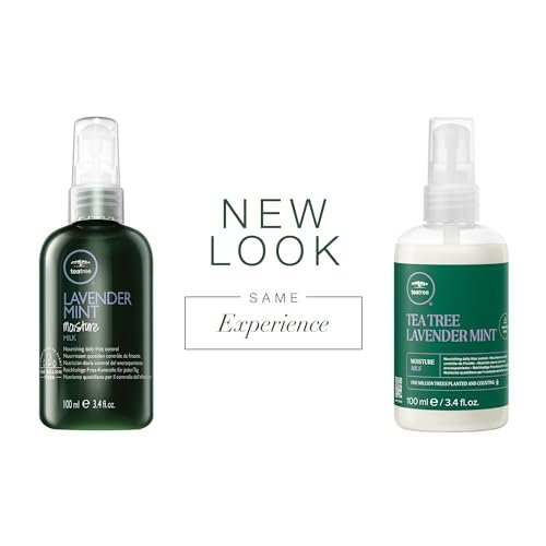 Tea Tree Lavender Mint Moisture Milk Leave-In Conditioner for Coarse, Curly & Dry Hair - 3.4 fl oz - görsel 4