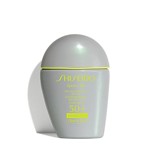 Shiseido Sports BB Cream SPF 50+ Sunscreen, Dark - 30 mL - Quick-Dry, Non-Sticky Formula for Natural, All Day Finish - Perspiration, Water & Transfer Resistant - Non-Comedogenic - görsel 2