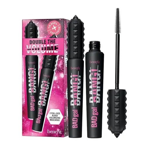 Benefit Badgal Bang! Double The Volume Mascara Duo #1 Intense Pitch-Black Set (2×0.3 oz) Avelisse