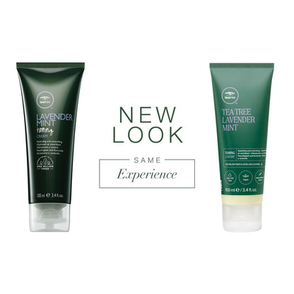 Tea Tree Lavender Mint Taming Cream - Rich Hair Styling Cream for Coarse, Curly & Dry Hair, 3.4 fl. oz. Avelisse