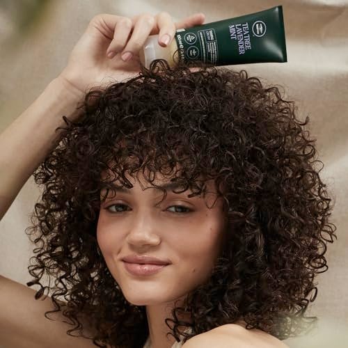 Tea Tree Lavender Mint Taming Cream - Rich Hair Styling Cream for Coarse, Curly & Dry Hair, 3.4 fl. oz. Avelisse