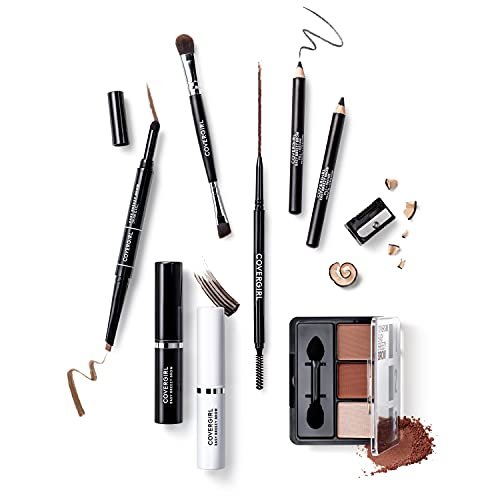 COVERGIRL Easy Breezy Brow Volumizing Gel - 24-Hour Hold, Argan Oil & Biotin, Deep 115, 0.16 Fl Oz Avelisse