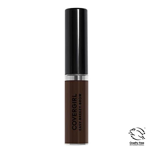 COVERGIRL Easy Breezy Brow Volumizing Gel - 24-Hour Hold, Argan Oil & Biotin, Deep 115, 0.16 Fl Oz Avelisse