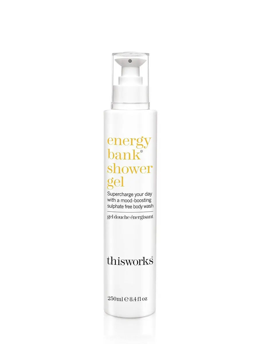 THISWORKS Energy Bank Shower Gel – Energizing Body Wash for Clean, Hydrated Skin, 250ml Avelisse