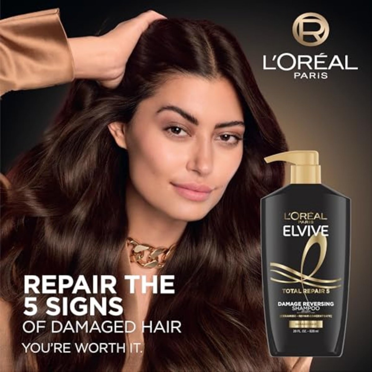 L'Oreal Paris Elvive Total Repair 5 Protein Recharge Leave In Conditioner & Heat Protectant, 2 Pack (5.1 oz Each) - görsel 4