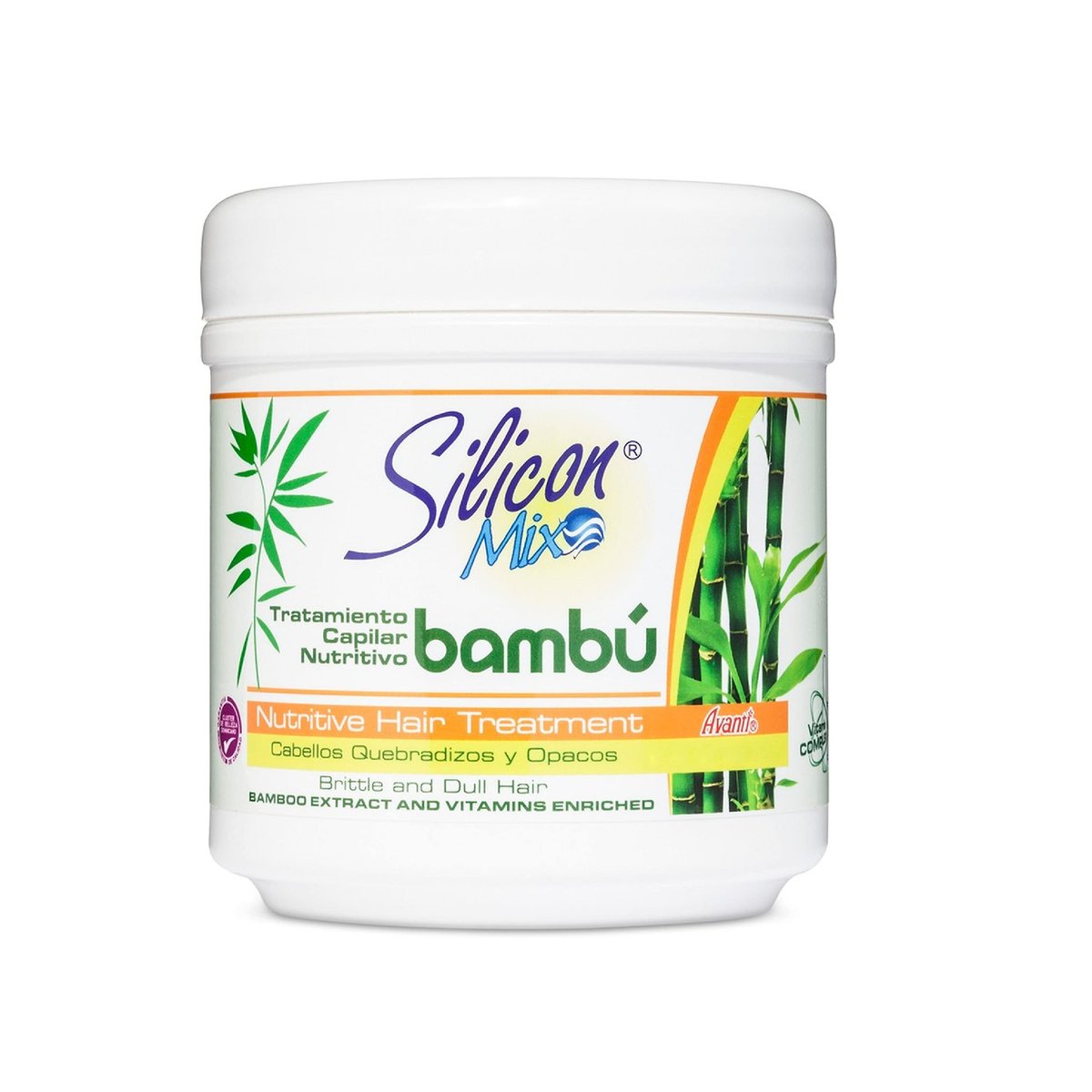 Silicon Mix Bamboo Hair Treatment & Shampoo Combo Set (16 oz Each) Avelisse