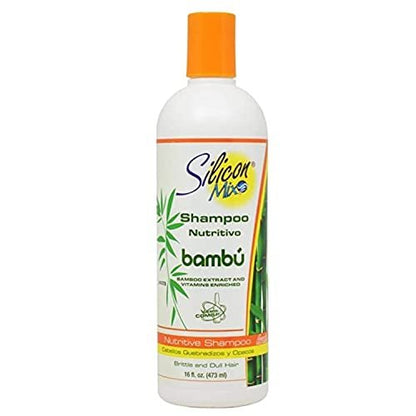 Silicon Mix Bamboo Hair Treatment & Shampoo Combo Set (16 oz Each) Avelisse