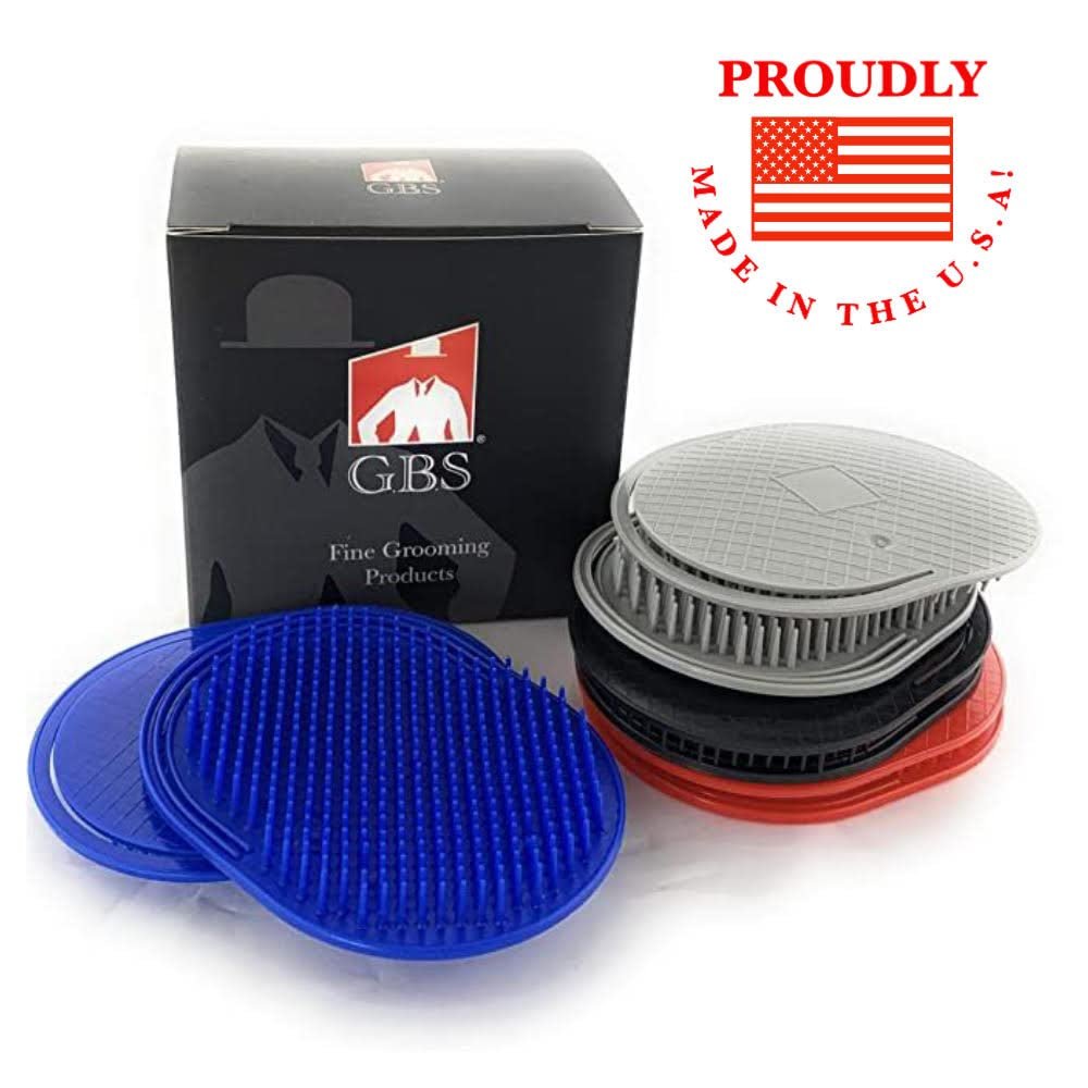 GENTS Palm Hair Brushes – Colorful Portable Styling Combs for All Hair Types, Ergonomic Grip for Easy Use, Set of 8 – Made in USA - görsel 12