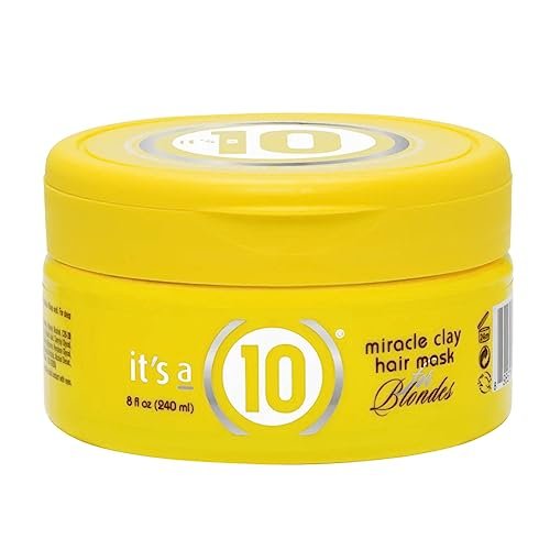 It's a 10 Haircare Miracle Clay Hair Mask for Blondes - 8 fl. oz. Deep Conditioning Treatment - görsel 2