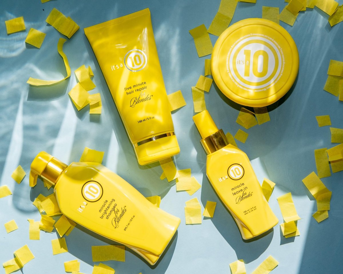It's a 10 Haircare Miracle Clay Hair Mask for Blondes - 8 fl. oz. Deep Conditioning Treatment - görsel 5