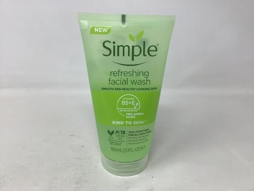 Simple Kind to Skin Refreshing Facial Gel Wash, 5.07 oz (150 ml) - Pack of 3 Avelisse