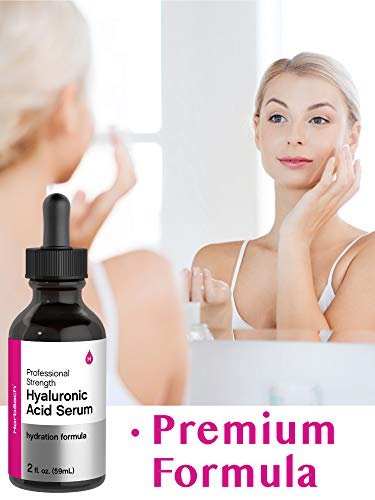 Horbäach Hyaluronic Acid Serum For Face | 2 oz | Paraben & SLS Free Moisturizer - görsel 6