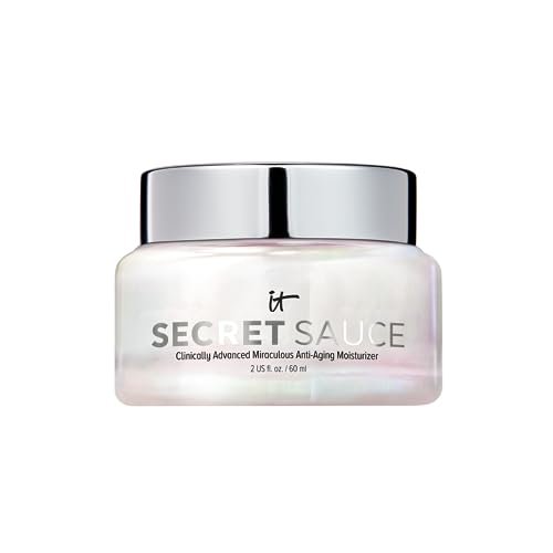 IT Cosmetics Secret Sauce Anti-Aging Face Moisturizer – Hydrating & Plumping Cream for Fine Lines, Wrinkles & Dark Spots, Vegan, Day or Night, 2 fl. oz Avelisse