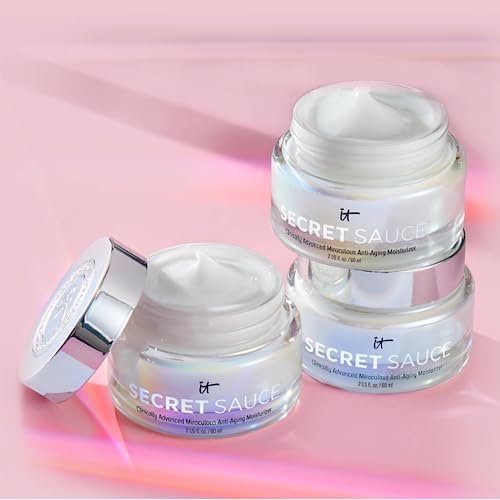 IT Cosmetics Secret Sauce Anti-Aging Face Moisturizer – Hydrating & Plumping Cream for Fine Lines, Wrinkles & Dark Spots, Vegan, Day or Night, 2 fl. oz Avelisse