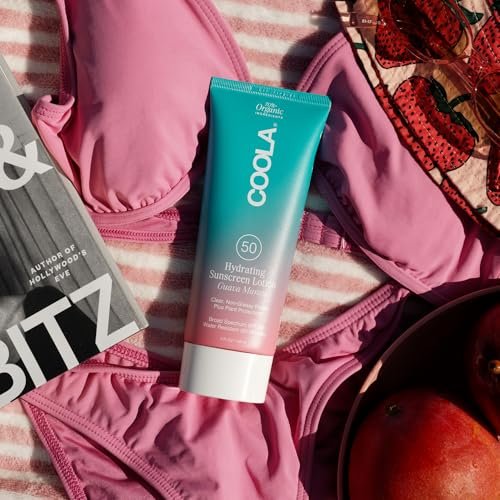 COOLA Organic Sunscreen SPF 50 Sunblock Body Lotion – Dermatologist Tested, Vegan & Gluten Free, Guava Mango Scent, 5 Fl Oz Avelisse