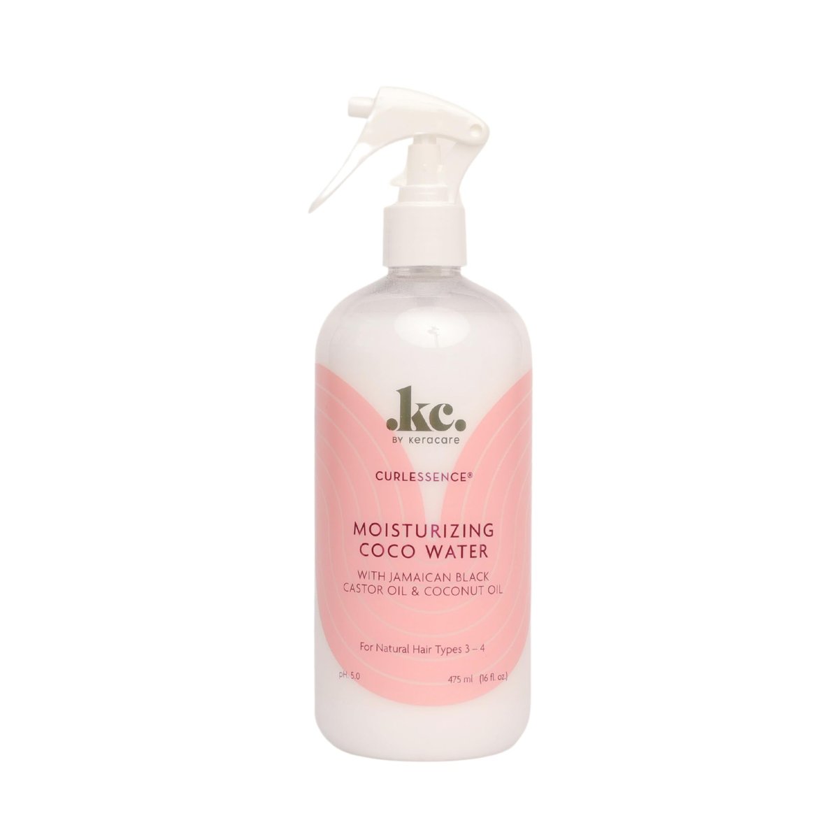 KeraCare Coconut Water Light Hair Refresher Spray - 16 oz - Moisturizing & Hydrating with Jamaican Black Castor Oil and Coconut Oil - görsel 1
