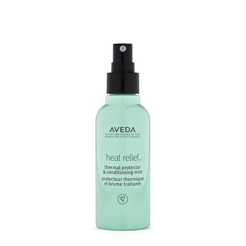 Aveda Heat Relief Thermal Protector & Conditioning Mist | 97% Naturally Derived | Adds Shine & Conditions Dry Hair | Iconic Shampure Aroma, 3.4 Fl Oz Avelisse
