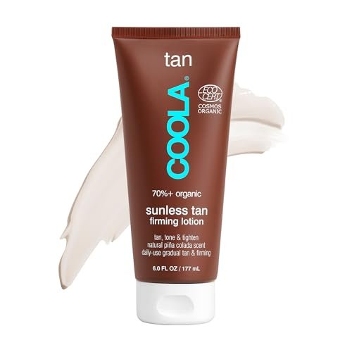 COOLA Organic Sunless Self Tanner Body Firming Lotion - Piña Colada, 6 Fl Oz Avelisse