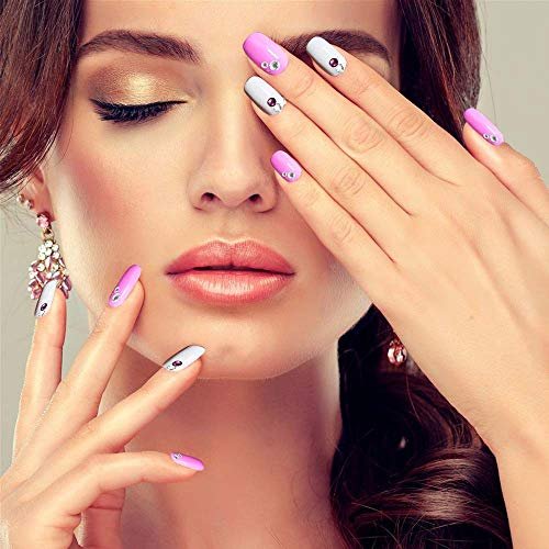 6400pcs Nail Art Rhinestones Kit – Acrylic Crystal Gems & Sequins with Tweezers & Wax Pen for DIY Nail Art - görsel 14