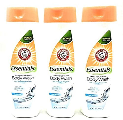 Arm & Hammer Clear Water Ultra Moisturizing Body Wash, 12 Ounce (Pack of 3) Avelisse