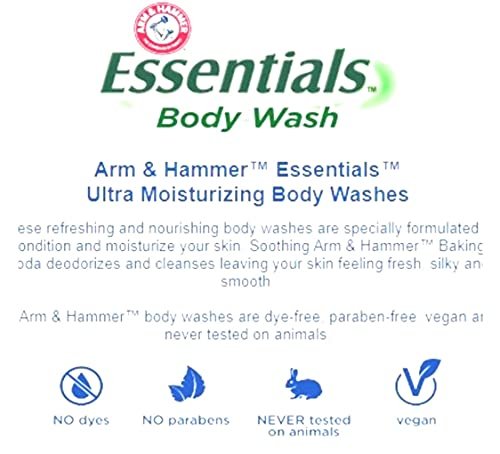 Arm & Hammer Clear Water Ultra Moisturizing Body Wash, 12 Ounce (Pack of 3) Avelisse