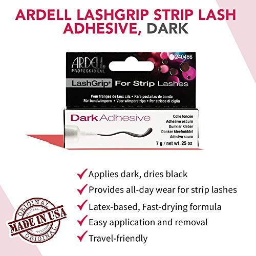Ardell Lashgrip Dark Eyelash Adhesive – Waterproof, Long-Lasting, 0.25 oz (2-Pack) - görsel 6