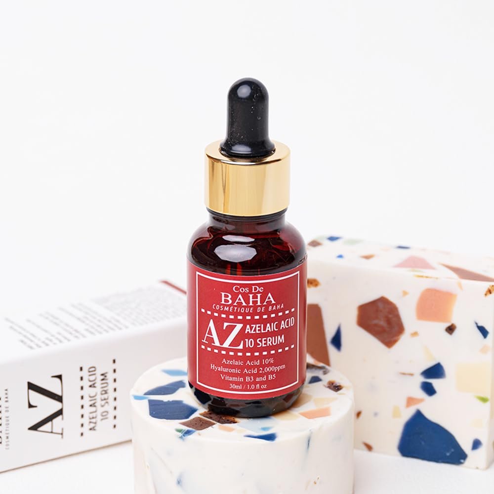 Cos De BAHA Premium Azelaic Acid 10% Serum – Niacinamide & Panthenol for Blemish-Prone, Redness-Prone & Oily Skin – Lightweight Aloe-Based Korean Skincare (30 ml) - görsel 10