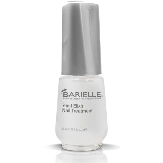 Barielle 7-In-1 Elixir Nail Treatment – Strengthening & Restoring Oil for Healthy Nails, 0.5 oz Avelisse