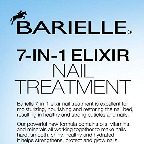 Barielle 7-In-1 Elixir Nail Treatment – Strengthening & Restoring Oil for Healthy Nails, 0.5 oz Avelisse
