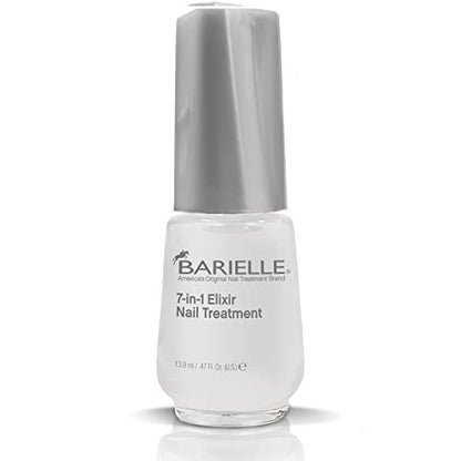 Barielle 7-In-1 Elixir Nail Treatment – Strengthening & Restoring Oil for Healthy Nails, 0.5 oz Avelisse
