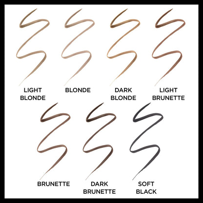 L'Oreal Paris Brow Stylist Definer Waterproof Eyebrow Pencil - Ultra-Fine Mechanical Pencil, Blonde, 0.003 oz (Pack of 2)