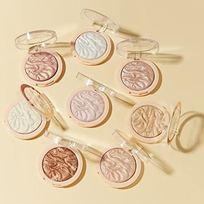 Revolution Reloaded Pressed Powder Highlighter – Dare to Divulge – Intensely Pigmented Highlighter for a Dewy, High-Impact Glow