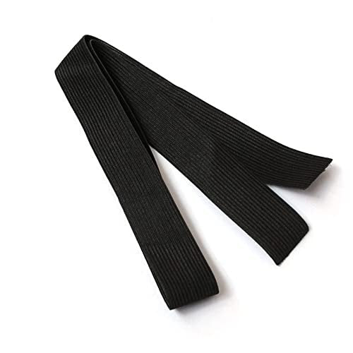 BTWTRY 8-Pack Elastic Bands for Wig Making – 2.5cm Wide Black Polyester Wig Accessories for Lace Frontal & Closure - görsel 6