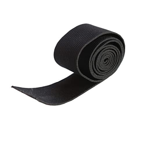 BTWTRY 8-Pack Elastic Bands for Wig Making – 2.5cm Wide Black Polyester Wig Accessories for Lace Frontal & Closure - görsel 12