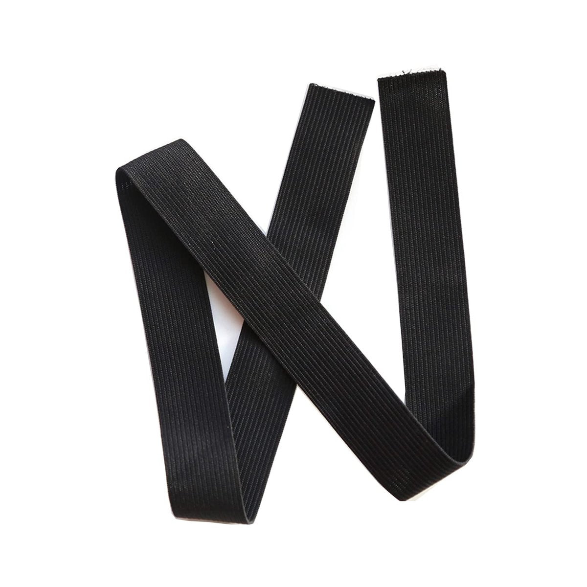 BTWTRY 8-Pack Elastic Bands for Wig Making – 2.5cm Wide Black Polyester Wig Accessories for Lace Frontal & Closure - görsel 3