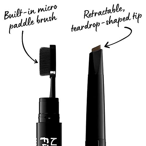NYX PROFESSIONAL MAKEUP Fill & Fluff Eyebrow Pomade Pencil - Ash Brown - görsel 6
