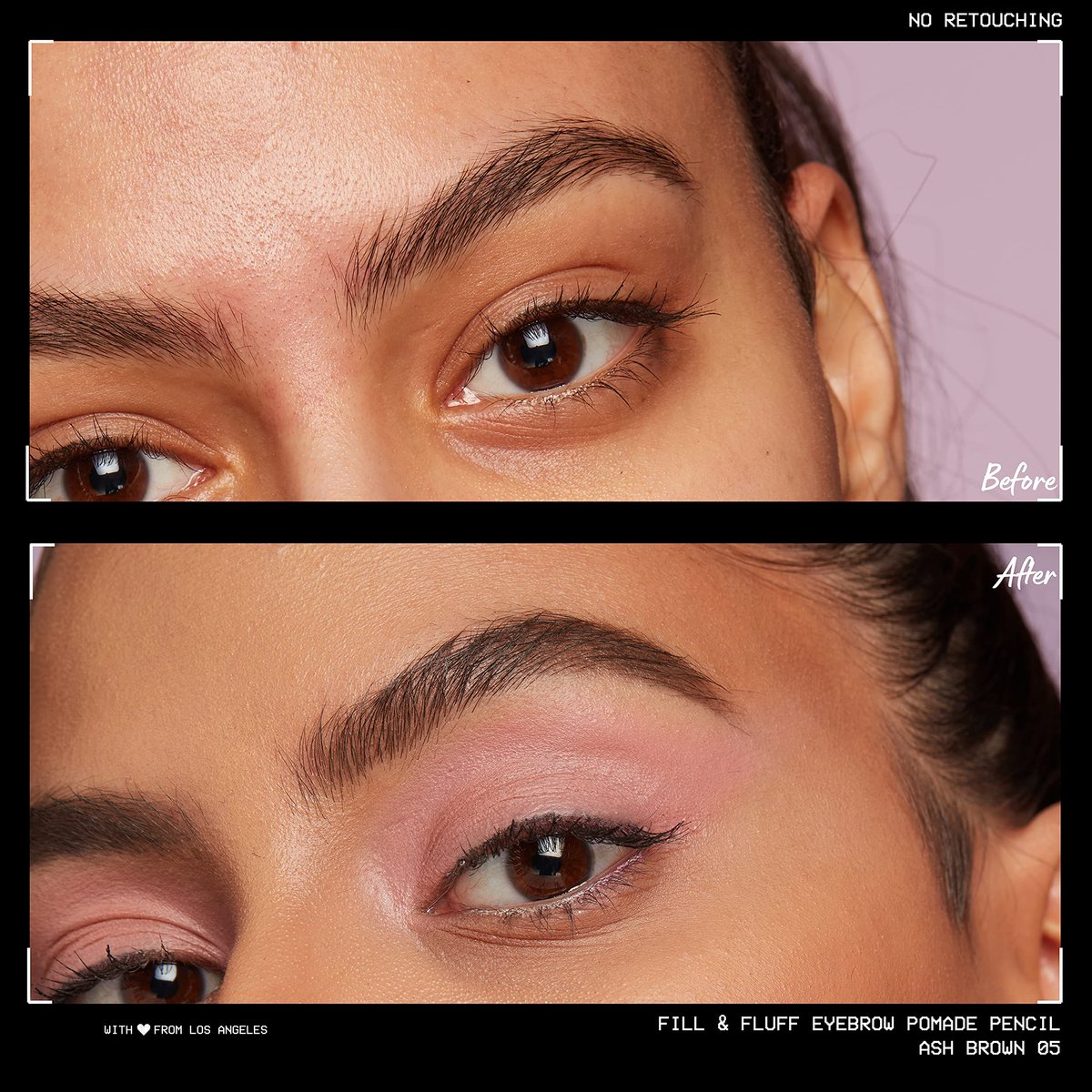 NYX PROFESSIONAL MAKEUP Fill & Fluff Eyebrow Pomade Pencil - Ash Brown - görsel 7