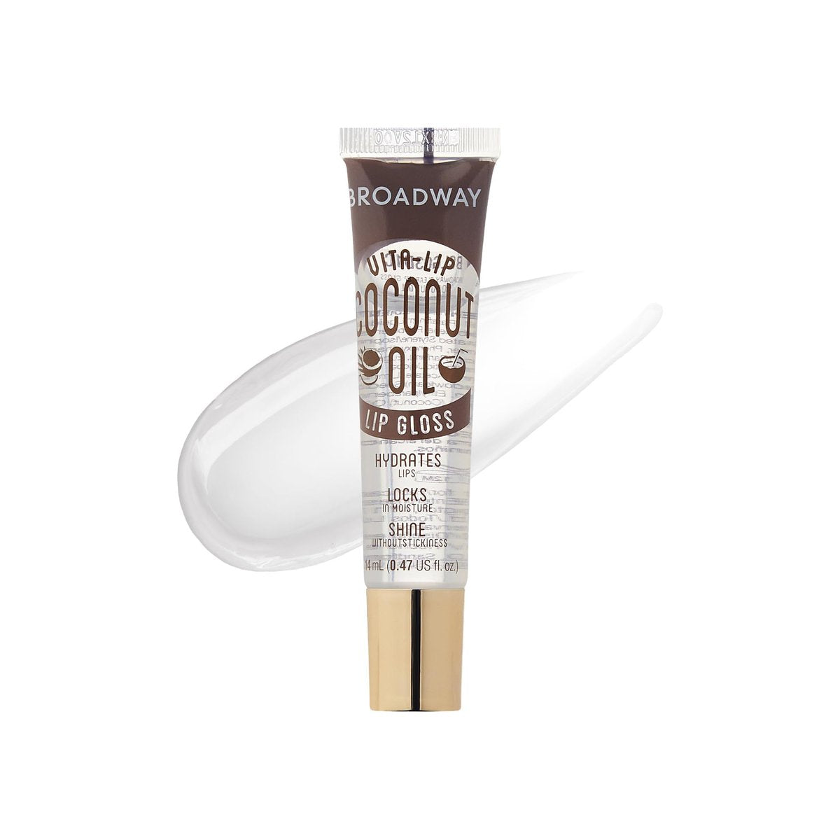 Ruby Kisses Broadway Vita-Lip Clear Lip Gloss (Coconut Oil 6 Pack) - Ultra-Hydrating, Non-Sticky High-Shine Lip Balm - görsel 16