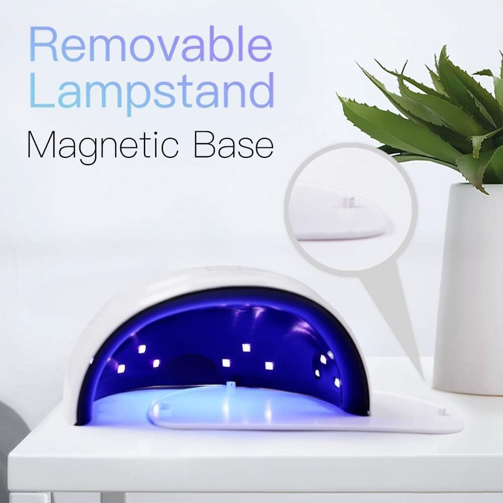 WEVILI 72W UV Nail Lamp for Gel Nails with Smart Sensor, 3 Timer Settings & LCD Display - Fast Curing Nail Dryer for Salon and Home Use - görsel 15