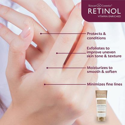 Retinol LIVAURA Hand Cream for Dry Cracked Hands – Intensive Deep Moisturizing Hand Lotion, 3.4 oz Avelisse