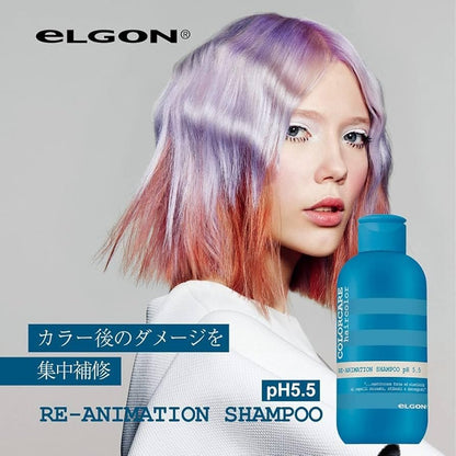 Elgon COLORCARE RE-ANIMATION PH 5.5 Shampoo - 33.8 oz | Color-Safe, pH-Balanced Hair Care