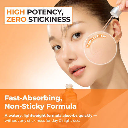 JUMISO All Day Vitamin Serum - Brightening & Balancing Facial Serum with Vitamin C, A, B, D, E, Niacinamide, and Vitamin Tree Extract 86.14% - Vegan Korean Skincare (1.01 fl oz) Avelisse