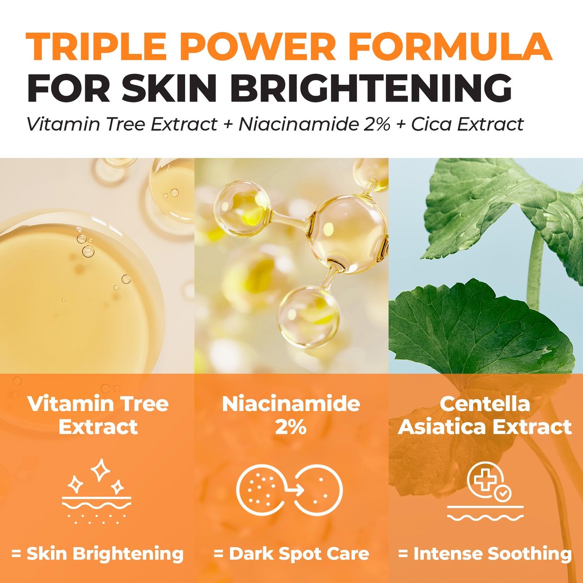 JUMISO All Day Vitamin Serum - Brightening & Balancing Facial Serum with Vitamin C, A, B, D, E, Niacinamide, and Vitamin Tree Extract 86.14% - Vegan Korean Skincare (1.01 fl oz) Avelisse